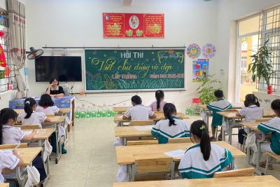 HỘI THI VIẾT CHỮ ĐẸP – GÓP PHẦN RÈN LUYỆN NÉT CHỮ, NẾT NGƯỜI CHO HỌC SINH