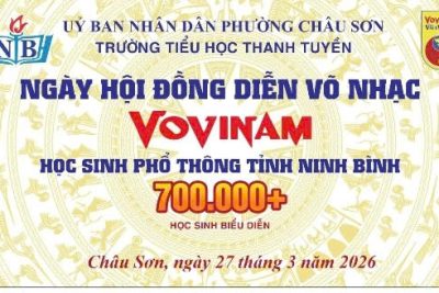 TRƯỜNG TIỂU HỌC THANH TUYỀN TỔ CHỨC THÀNH CÔNG NGÀY HỘI ĐỒNG DIỄN VÕ NHẠC VOVINAM NĂM 2026